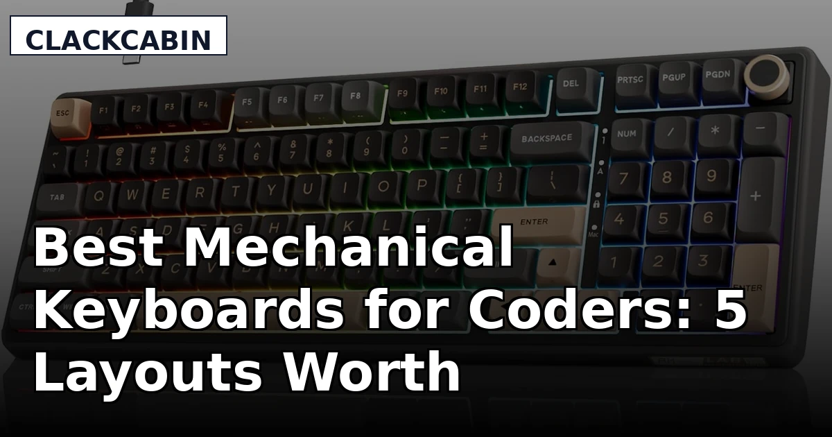 Best Mechanical Keyboards for Coders: 5 Layouts Worth Comparing in 2026
