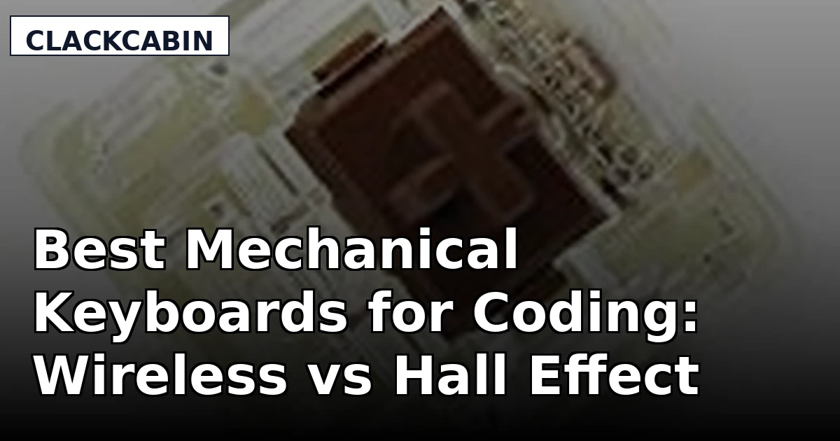 Best Mechanical Keyboards for Coding: Wireless vs Hall Effect Picks