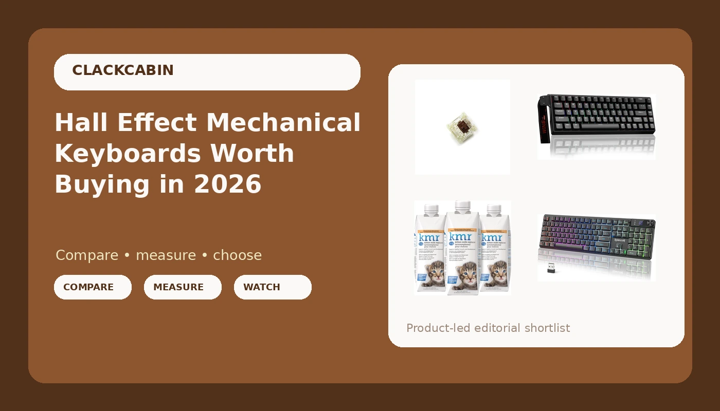 Hall Effect Mechanical Keyboards Worth Buying in 2026