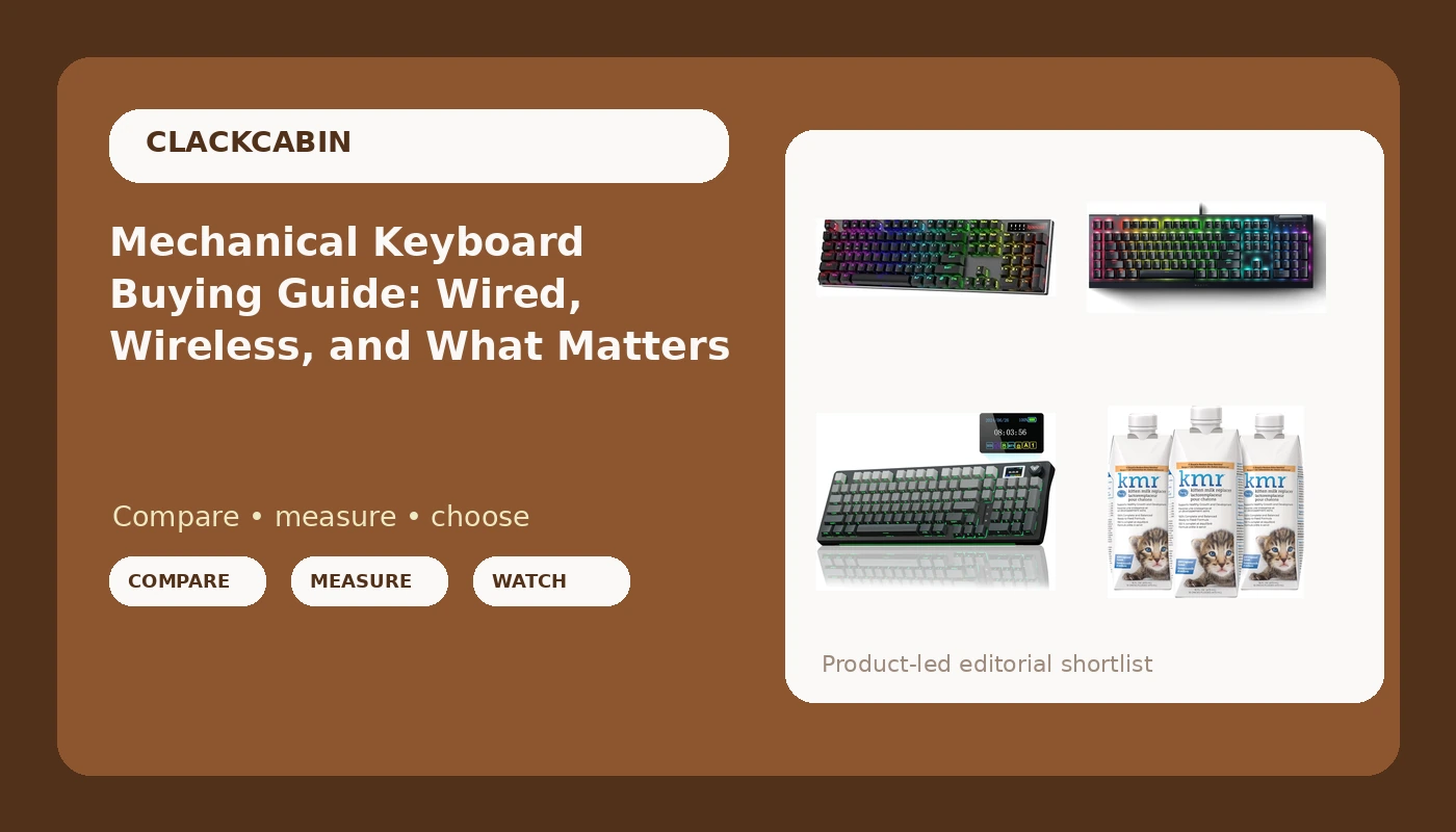 Mechanical Keyboard Buying Guide: Wired, Wireless, and What Matters