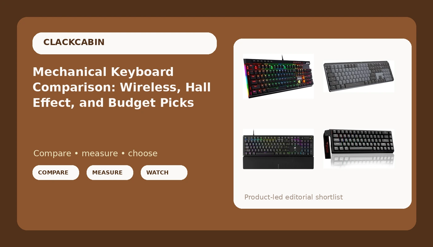 Mechanical Keyboard Comparison: Wireless, Hall Effect, and Budget Picks