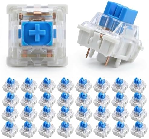 30Pcs Clicky Blue (B0GX1XNZKB)
